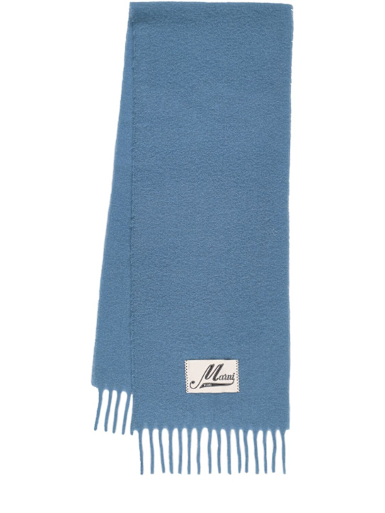 Luisaviaroma Sciarpa in misto alpaca con logo