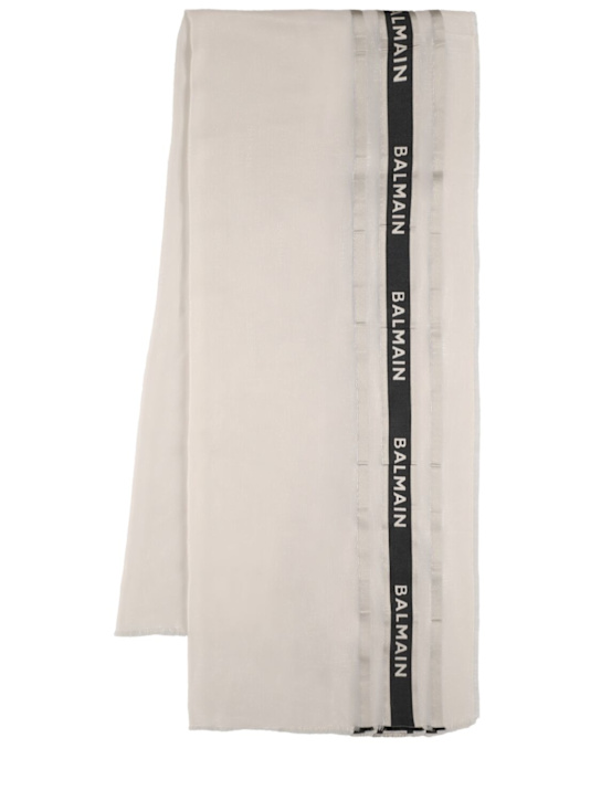 Luisaviaroma Sciarpa in misto cotone con logo