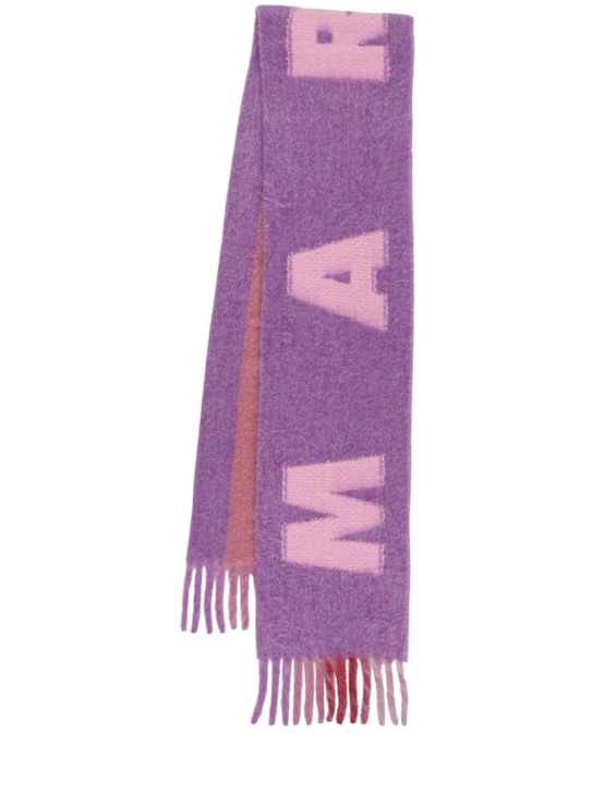 Luisaviaroma Sciarpa in misto lana con logo