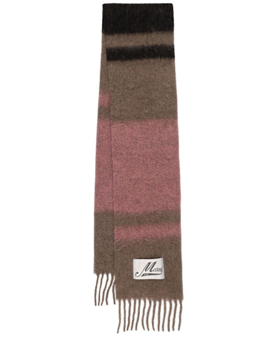 Luisaviaroma Sciarpa in misto lana con patch logo