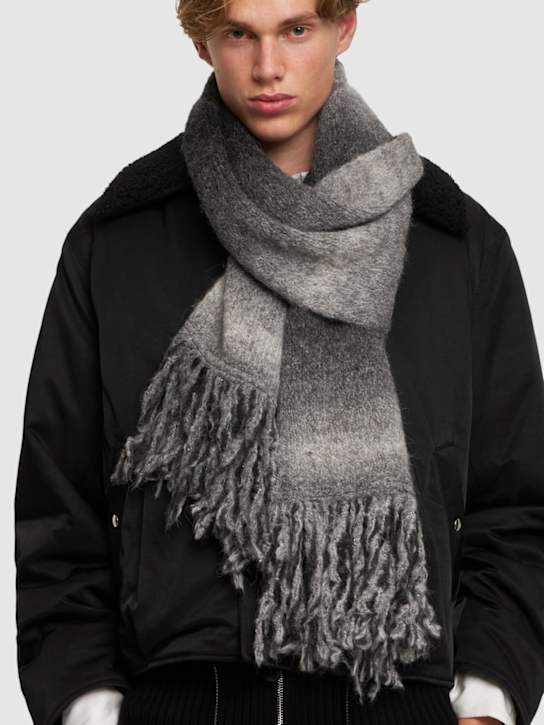 Luisaviaroma Sciarpa Ombre In Misto Alpaca