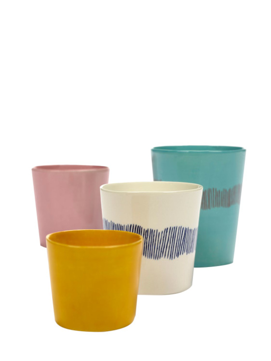 Luisaviaroma Set 4 Tazzine Da Caffè White Feast
