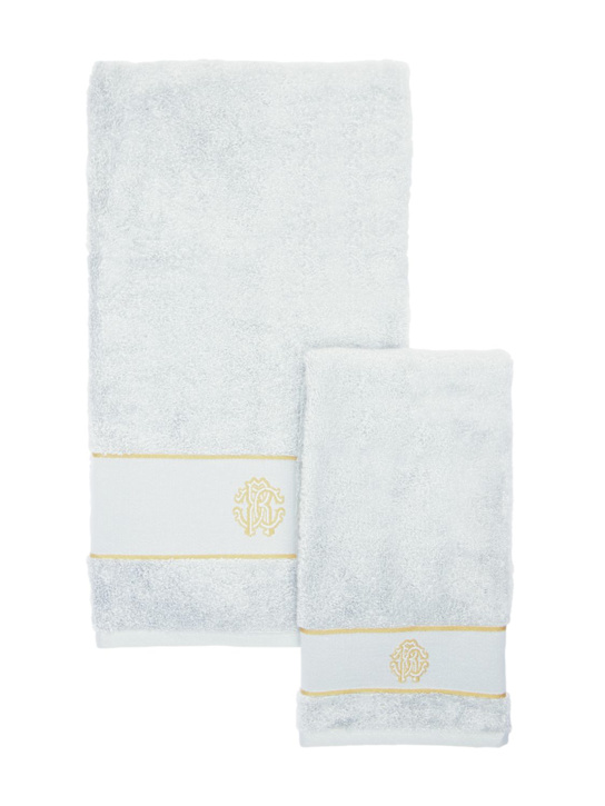 Luisaviaroma Set di 2 asciugamani New Gold
