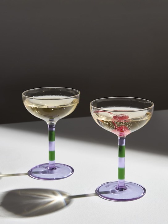 Luisaviaroma Set Di 2 Bicchieri A Righe