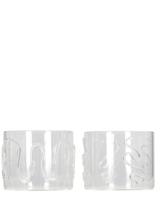 Luisaviaroma Set di 2 bicchieri bassi Doodle