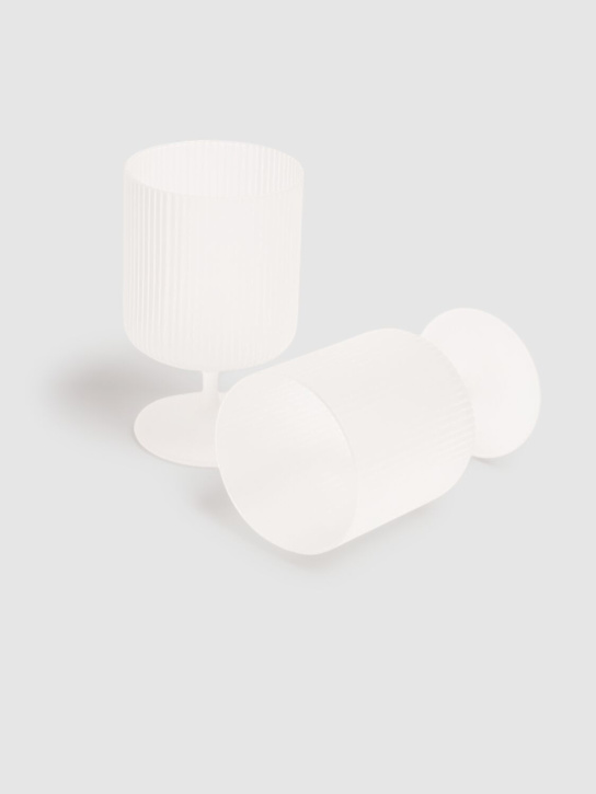 Luisaviaroma Set Di 2 Bicchieri Da Vino Ripple