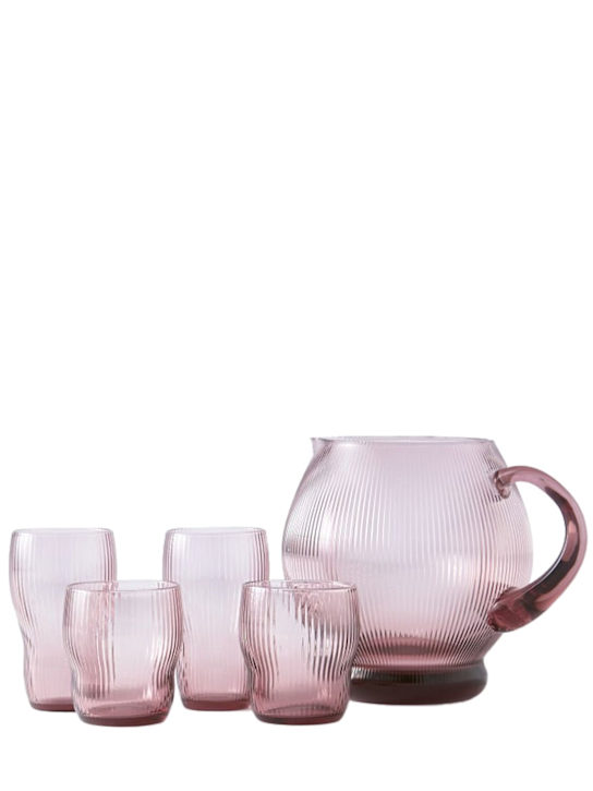 Luisaviaroma Set Di 2 Bicchieri Plum