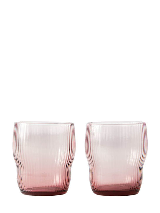 Luisaviaroma Set di 2 bicchieri Plum