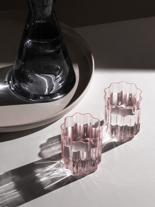 Luisaviaroma Set Di 2 Bicchieri Wave