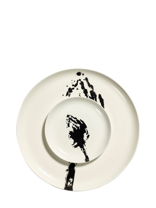 Luisaviaroma Set Di 2 Piatti Artichoke Black & White