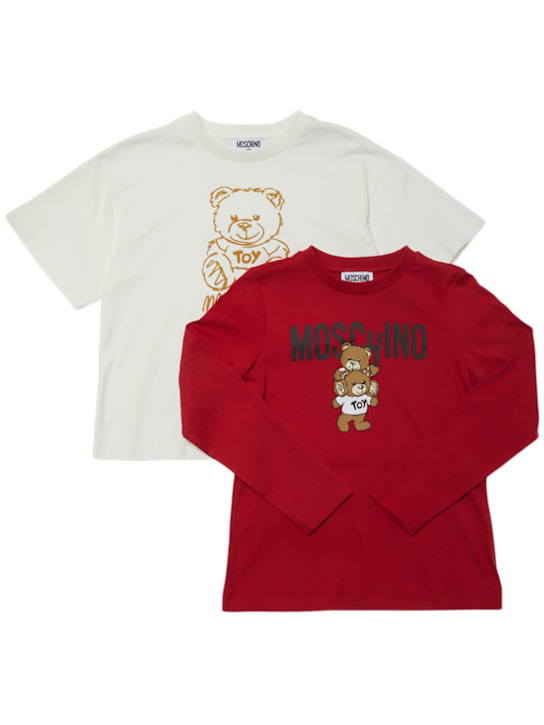 Luisaviaroma Set di 2 t-shirt in jersey di cotone
