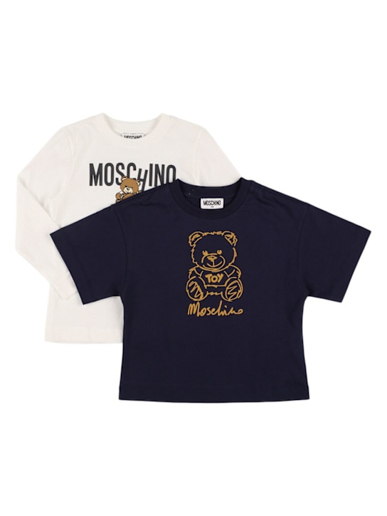 Luisaviaroma Set di 2 t-shirt in jersey di cotone