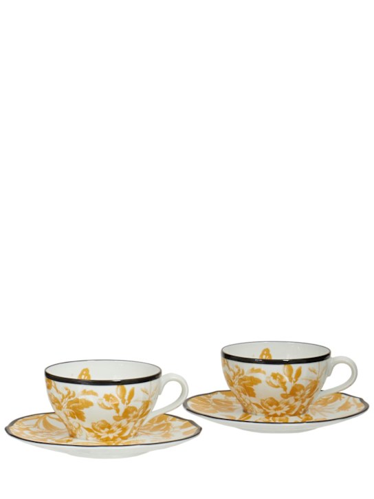 Luisaviaroma Set di 2 tazzine e piattini Herbarium