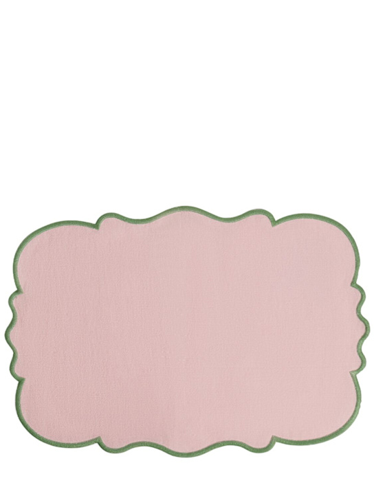 Luisaviaroma Set di 2 tovagliette in cotone e lino
