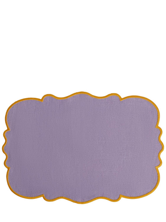 Luisaviaroma Set di 2 tovagliette in cotone e lino