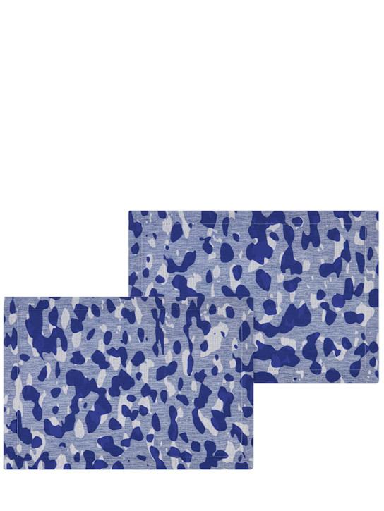 Luisaviaroma Set di 2 tovagliette Indigo