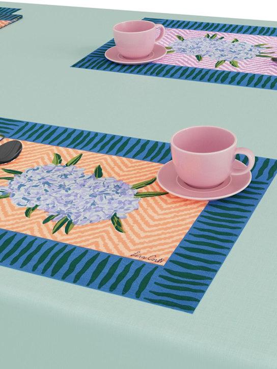 Luisaviaroma Set Di 2 Tovagliette Oleander Peach