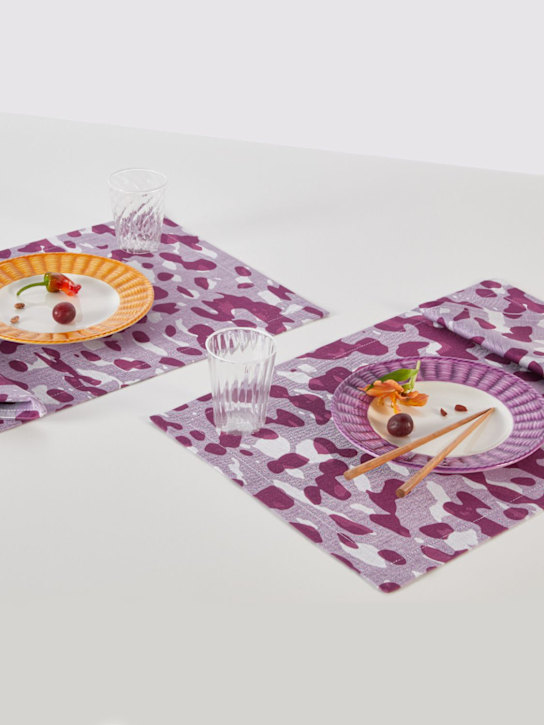 Luisaviaroma Set Di 2 Tovagliette Plum