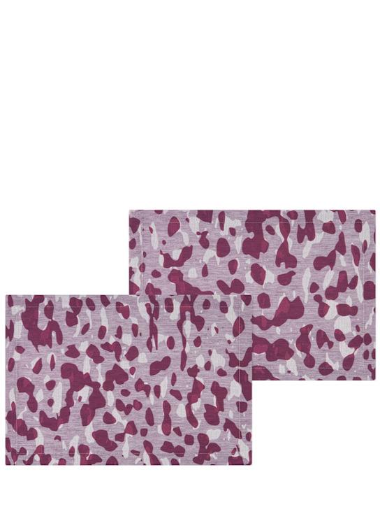 Luisaviaroma Set di 2 tovagliette Plum
