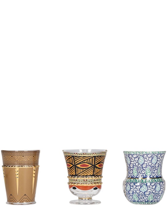 Luisaviaroma Set di 3 bicchieri da acqua Rodinia