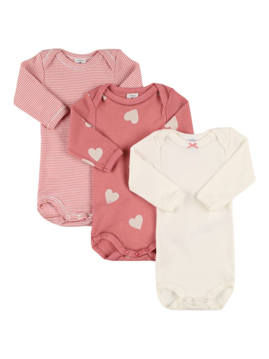 Luisaviaroma Set di 3 body in cotone stampato