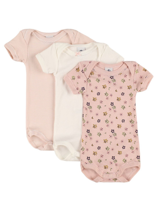 Luisaviaroma Set di 3 body in cotone stampato