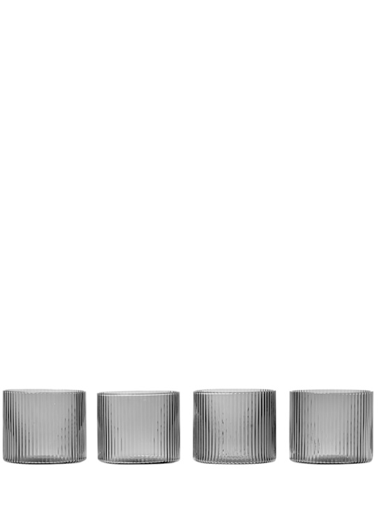 Luisaviaroma Set di 4 bicchieri bassi Ripple