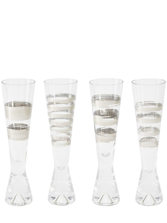 Luisaviaroma Set di 4 bicchieri da champagne Thank