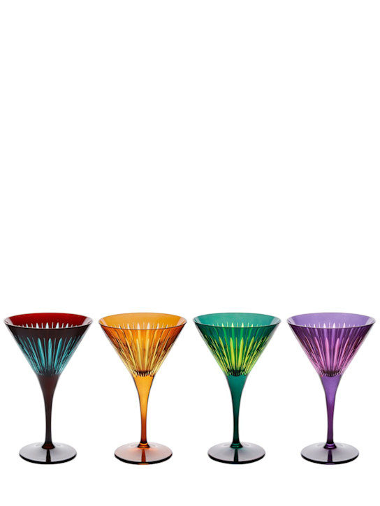 Luisaviaroma Set di 4 bicchieri da martini Prism