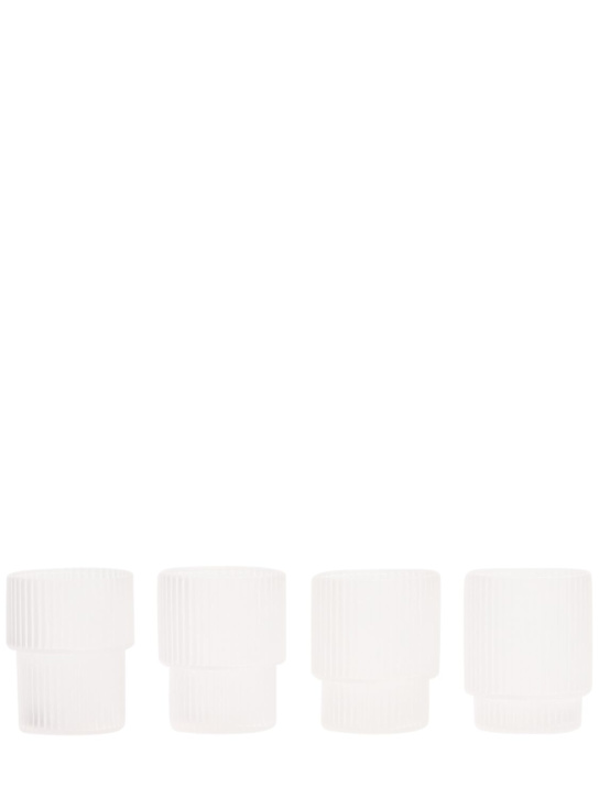 Luisaviaroma Set di 4 bicchieri piccoli Ripple