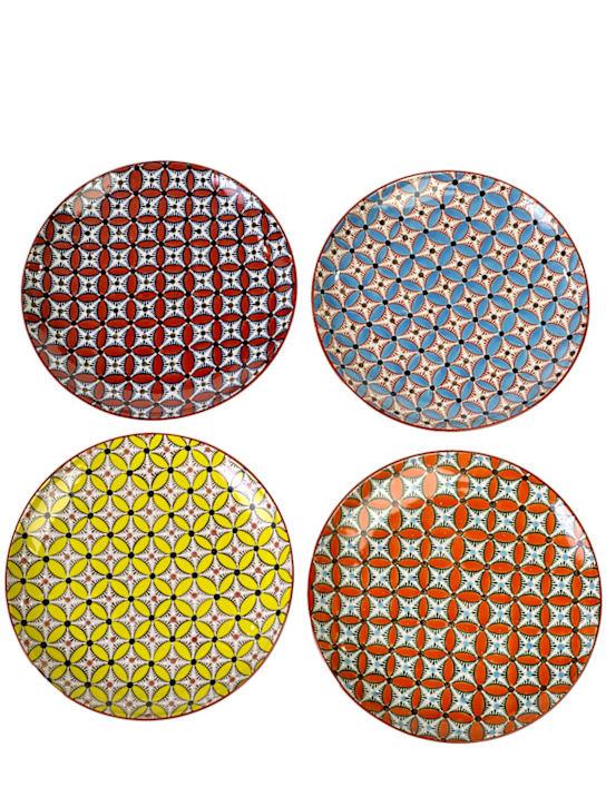 Luisaviaroma Set di 4 piatti piani Hippy
