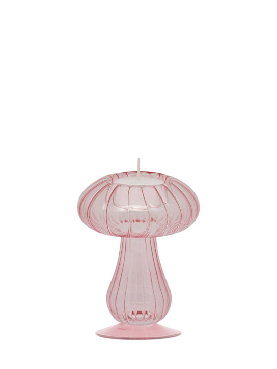 Luisaviaroma Set di 4 porta candele in vetro
