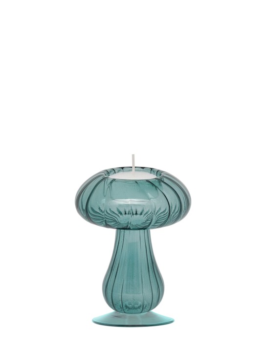Luisaviaroma Set di 4 porta candele in vetro