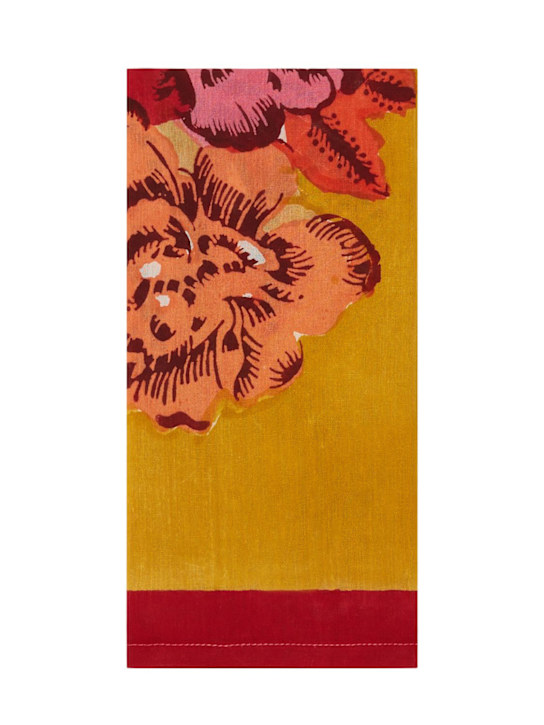 Luisaviaroma Set di 4 tovaglioli Ankara Mustard