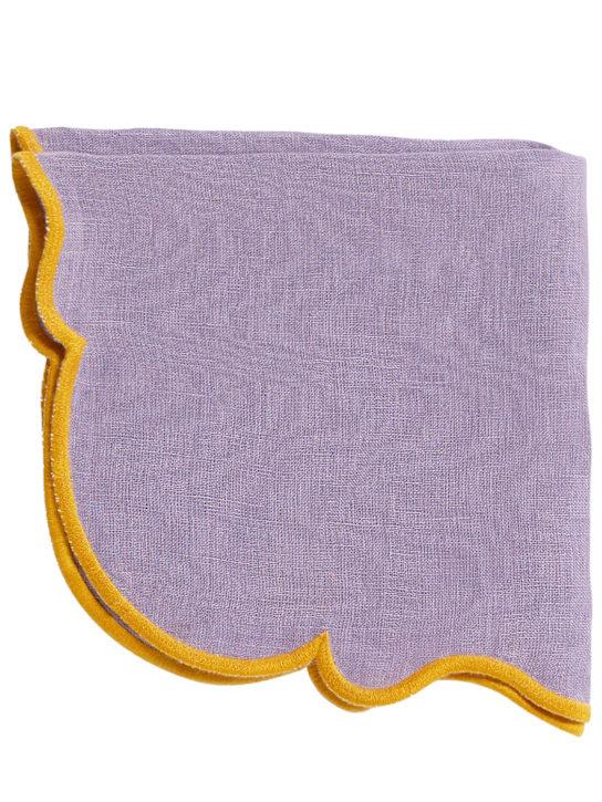 Luisaviaroma Set di 4 tovaglioli in lino