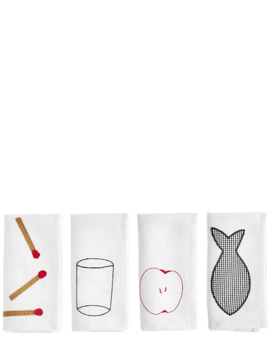 Luisaviaroma Set di 4 tovaglioli Sobremesa