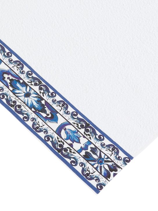 Luisaviaroma Set Di 5 Asciugamani Blu Mediterraneo