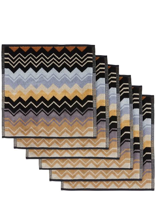Luisaviaroma Set di 6 asciugamani Giacomo
