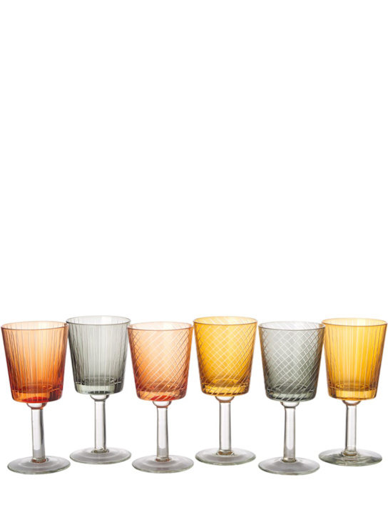 Luisaviaroma Set di 6 bicchieri da vino Library