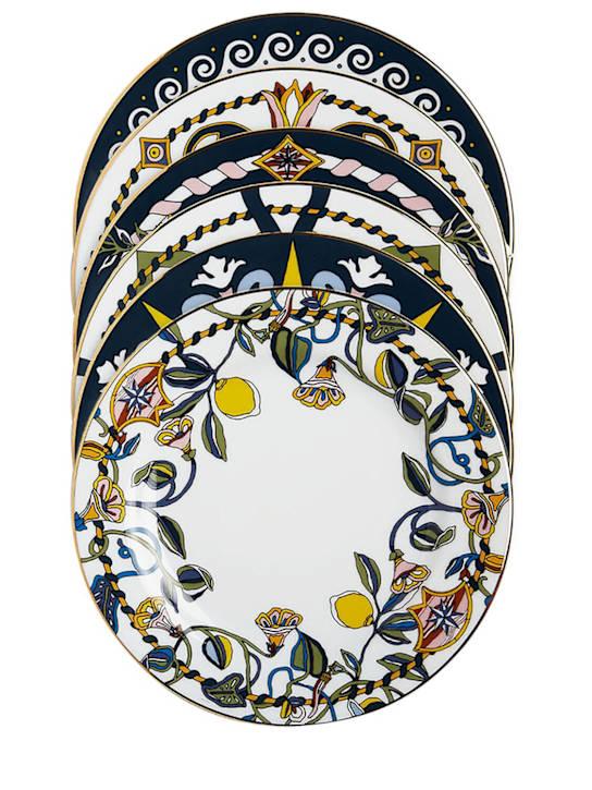 Luisaviaroma Set di 6 piatti da dessert Vesuvio