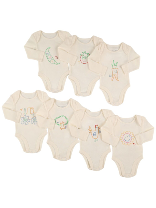 Luisaviaroma Set di 7 tutine in jersey di cotone