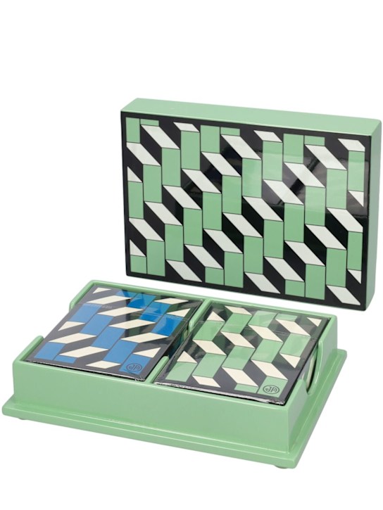 Luisaviaroma Set Di Carte Arcade Laccate
