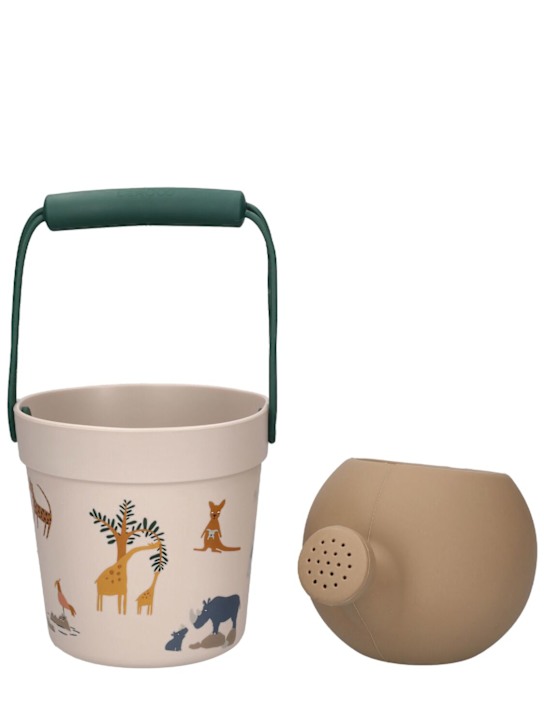 Luisaviaroma Set mare in silicone con stampa