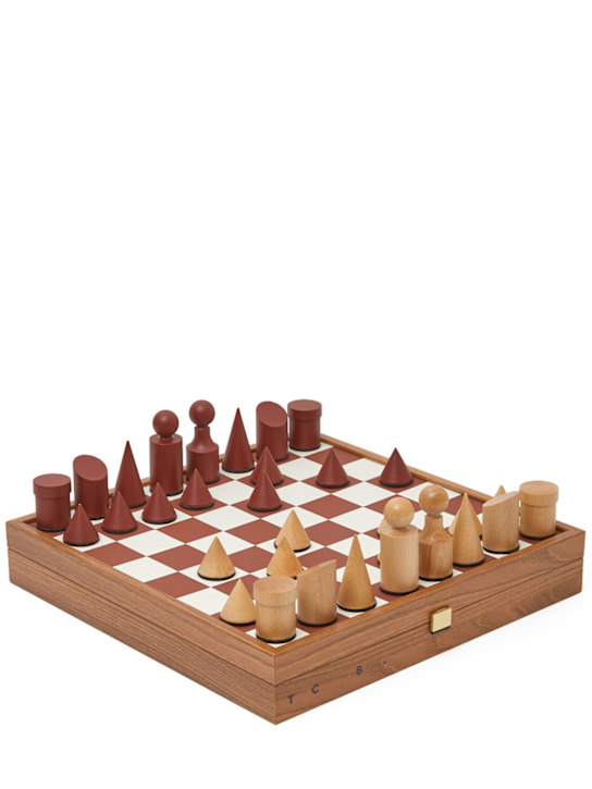 Luisaviaroma Set scacchi in legno e terracotta