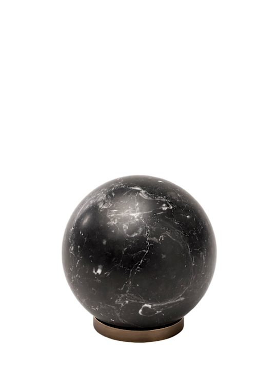 Luisaviaroma Sfera Gravity in marmo nero Marquinia