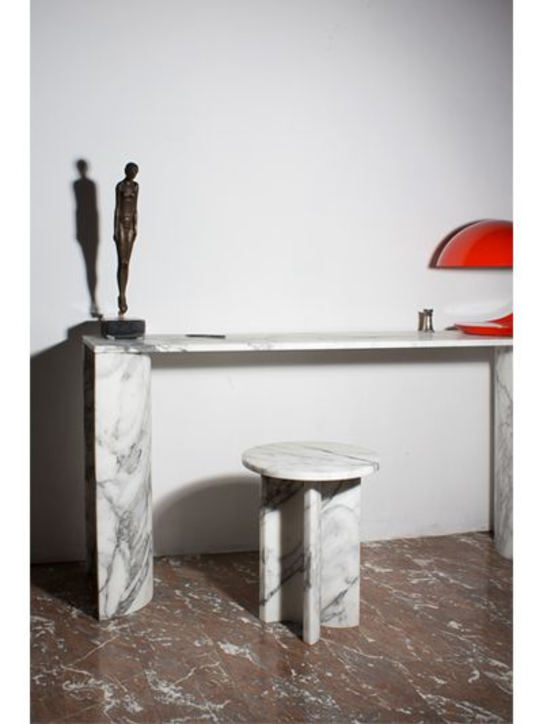 Luisaviaroma Sgabello Giancarlo In Marmo