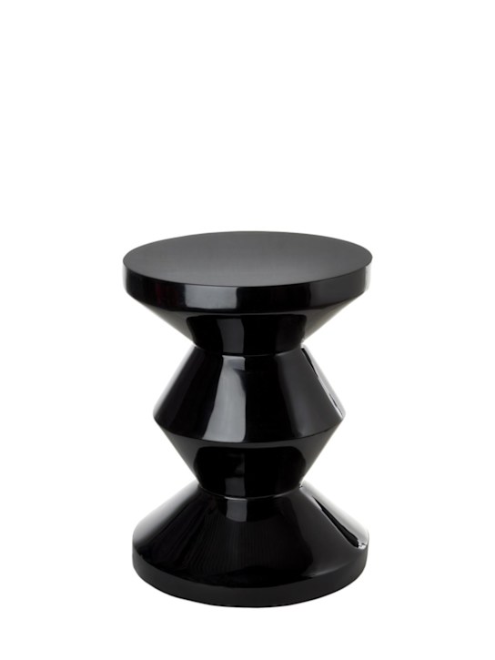Luisaviaroma Sgabello Zig Zag Black