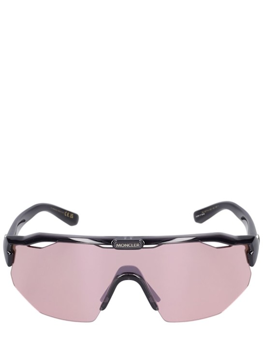 Luisaviaroma Shield acetate mask sunglasses