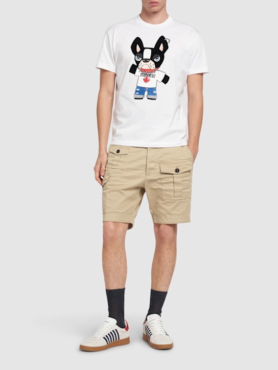 Luisaviaroma Shorts Cargo In Drill Di Cotone