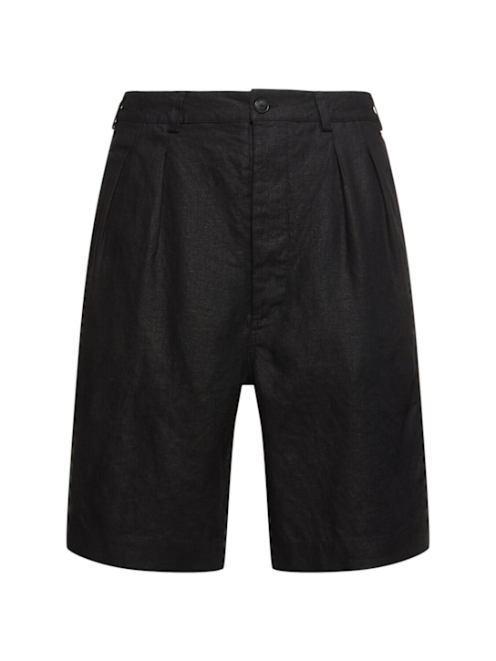 Luisaviaroma Shorts in lino con pinces